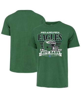 '47 Brand - Men's ' Kelly Green Philadelphia Eagles Stripe Splash Franklin Throwback T-Shirt