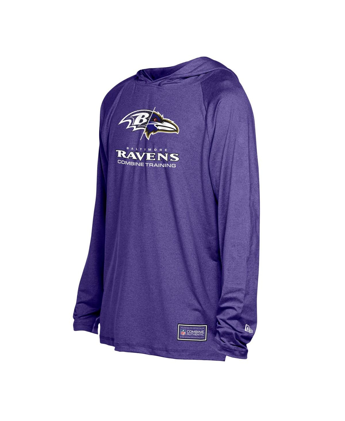 New Era Men's Purple Baltimore Ravens Functional Fandom Hoodie In Purple