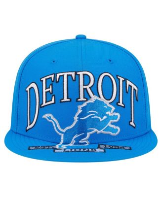 Men's Blue Detroit Lions Oversized 59FIFTY Fitted Hat