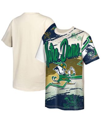 Outerstuff - Big Boys and Girls Cream Notre Dame Fighting Irish Make Noise T-Shirt