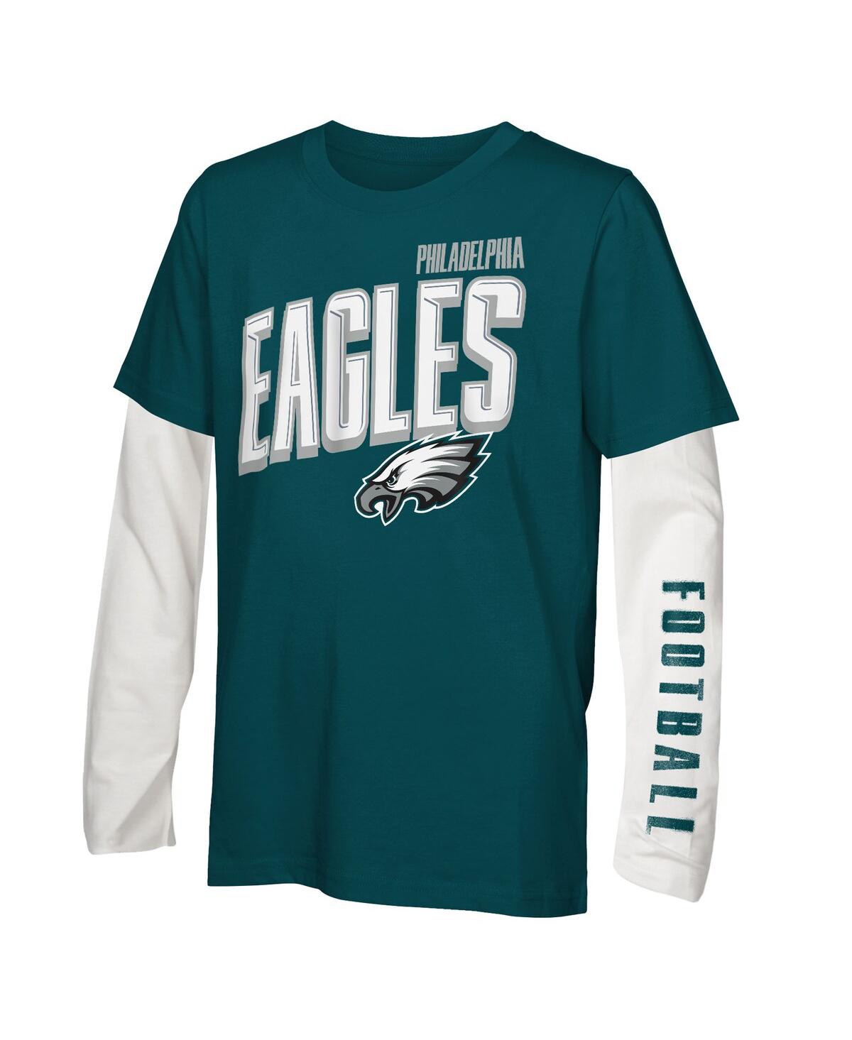 Outerstuff Preschool Philadelphia Eagles The Mix Combo T-shirt Set In Multi