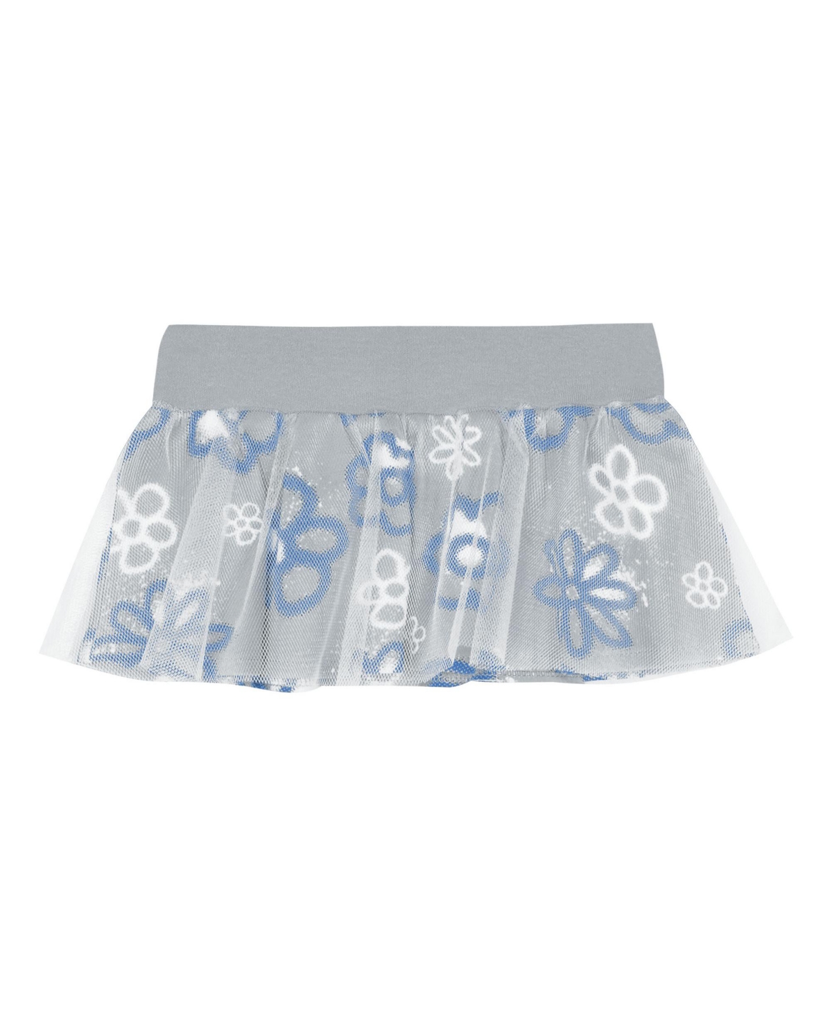Outerstuff Girls Newborn 2-piece Blue Detroit Lions My Team Rocks Bodysuit And Skirt Set In Blue