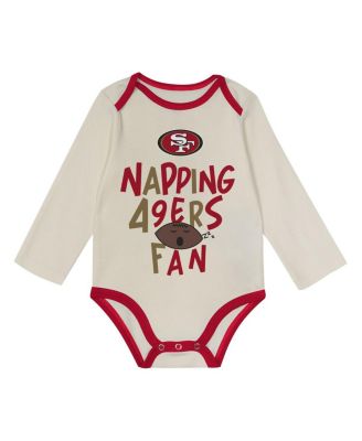 Baby Boys and Girls&nbsp;3-Piece Scarlet San Francisco 49ers Little Champ Set