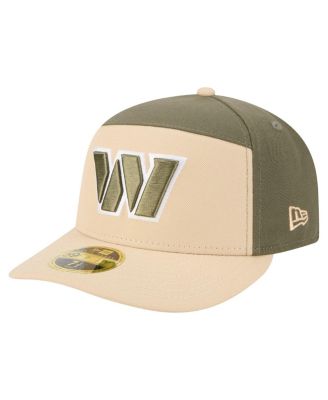 New Era - Men's Light Beige/Olive Washington Commanders Two-Tone Color Pack Split Panel 59FIFTY Fitted Hat