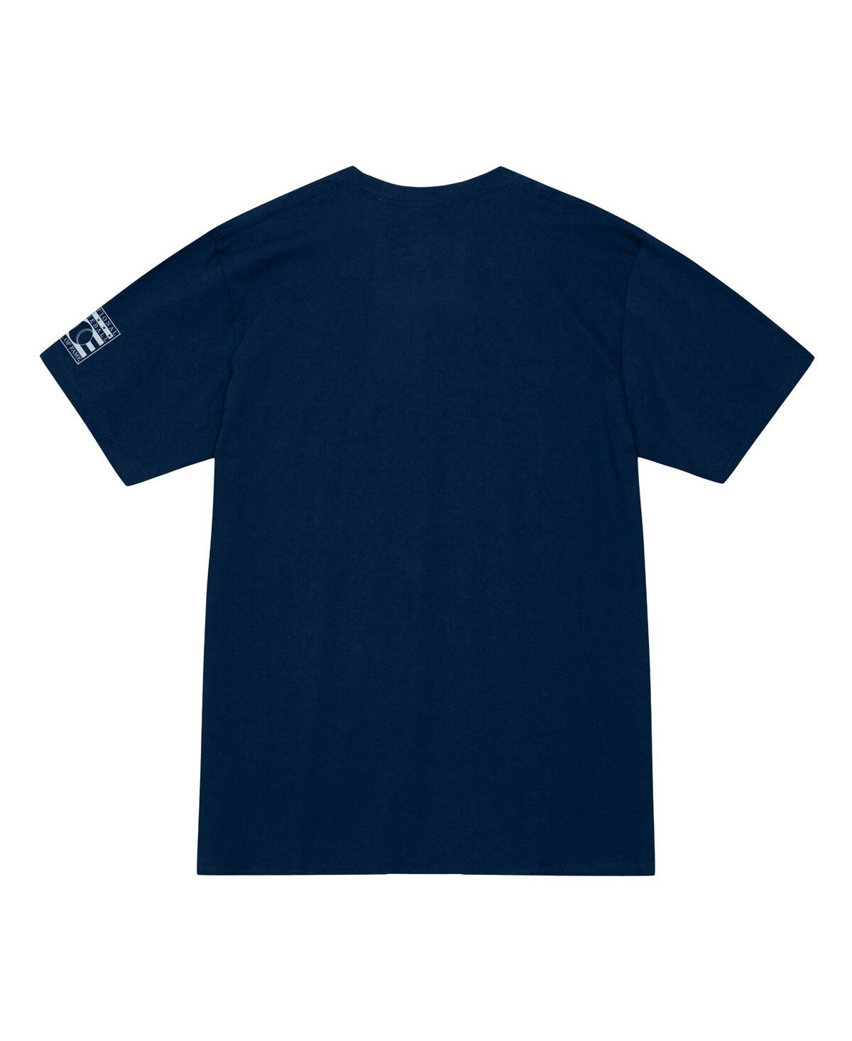Mitchell & Ness Ichiro Suzuki Navy Seattle Mariners Hall Of Fame Hitter T-shirt In Blue