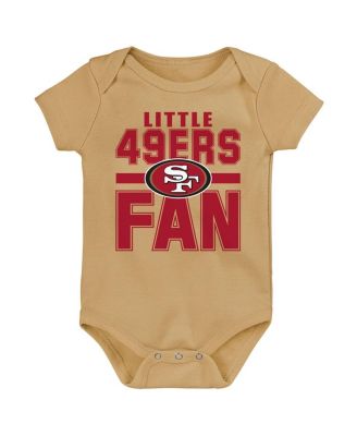 Newborn 3-Pack San Francisco 49ers Little Tike Bodysuit Set