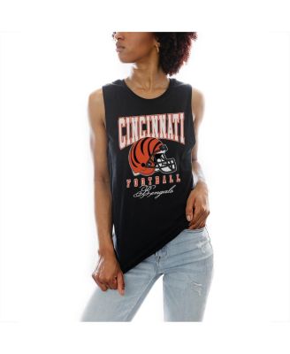 Gameday Couture - Women's Black Cincinnati Bengals Preseason Opener Racerback Tank Top