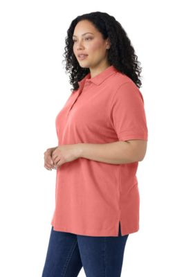 Women's Plus Size Perfect Short-Sleeve Polo Shirt