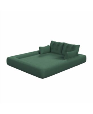 Human Dog Bed Foldable Sofa Sleeper - Green