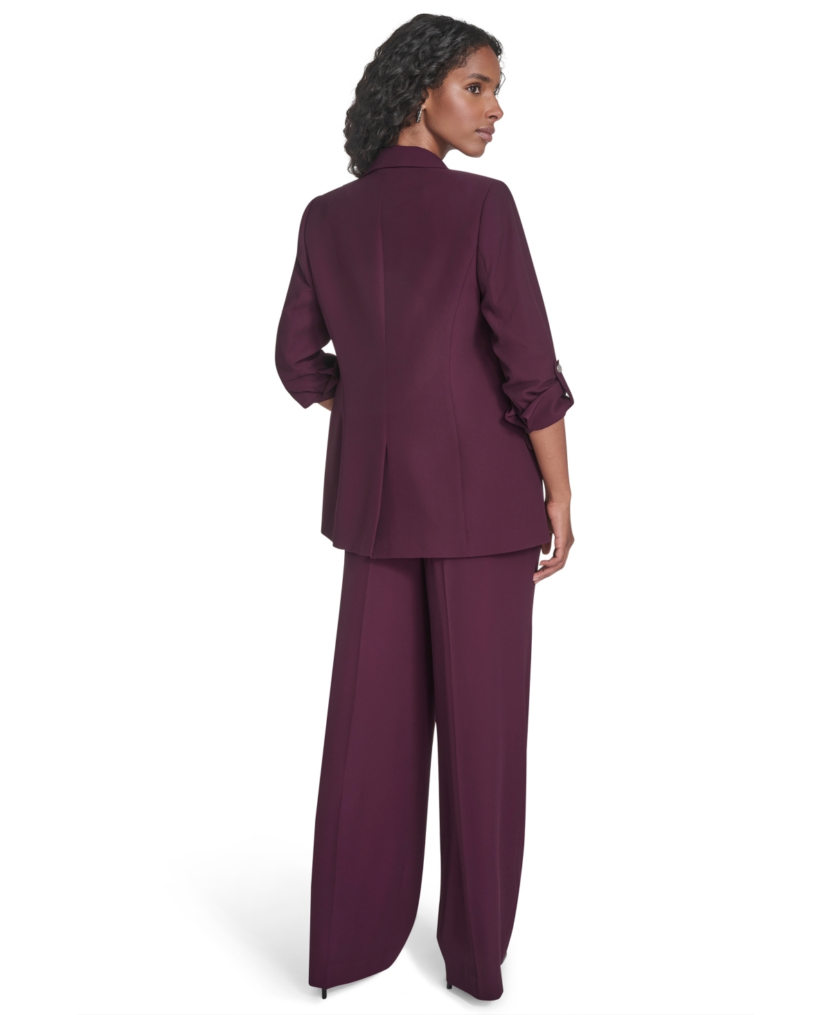 Calvin Klein Women's Two Button Roll Tab Jacket