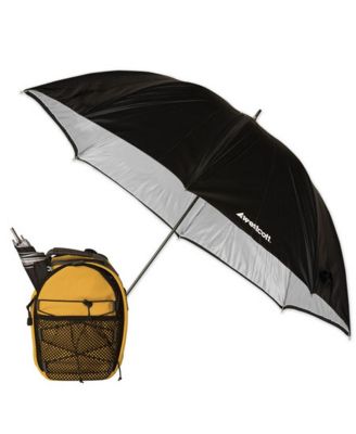 43" Soft Silver Collapsible Umbrella