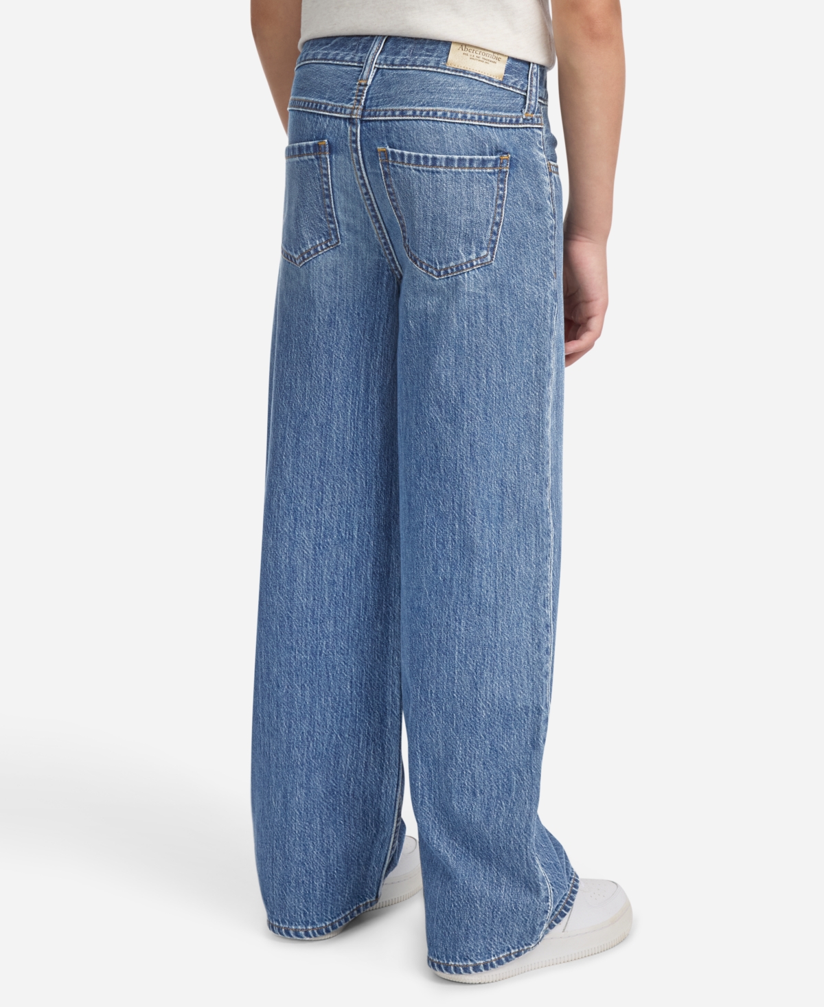 abercrombie kids Girls High-Rise Ultra Wide Leg Jeans