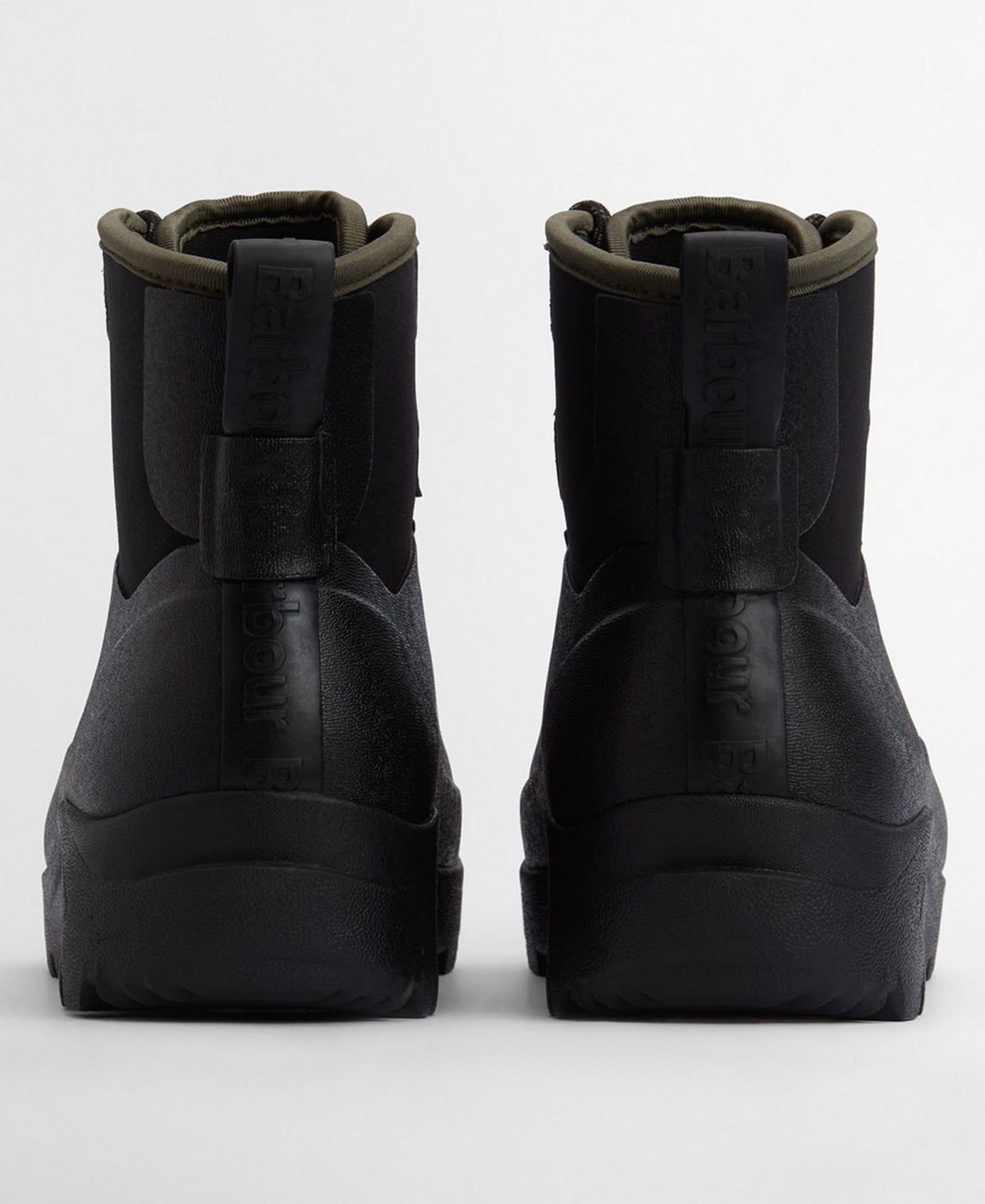 Barbour Men's Marlow Lace Up Welly Boots In Black