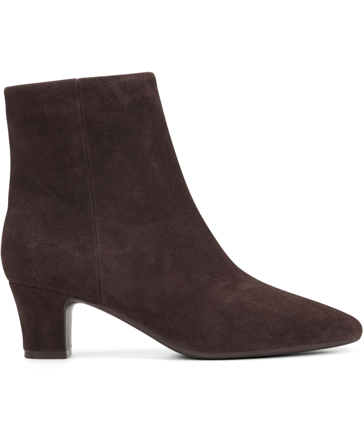 Easy Spirit Women's Isra Eflex Tapered Block Heel Dress Booties In Brown