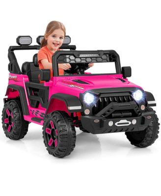 12V Kids Ride On Truck with 212V Motors Spring Suspension & Remote Control