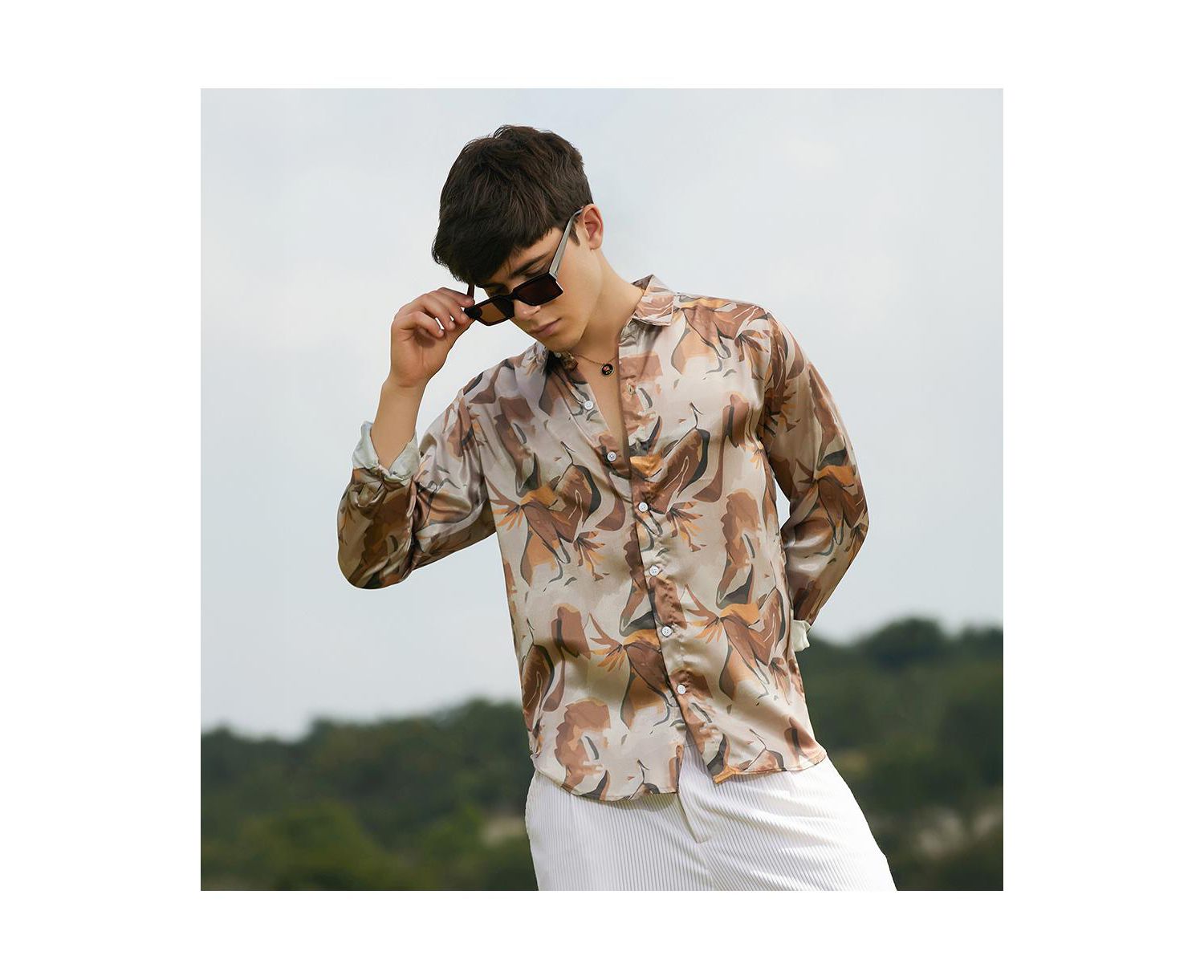 Men's Impressionist Canopy Shirt