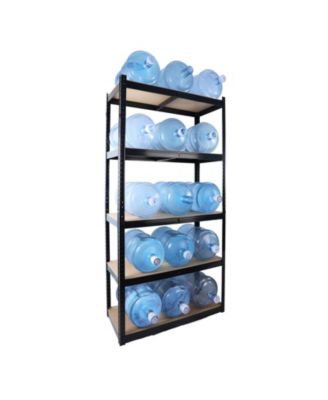 71 Inch Heavy Duty Garage Shelves 2000LBS Capacity 5-Tier Adjustable Storage Rack