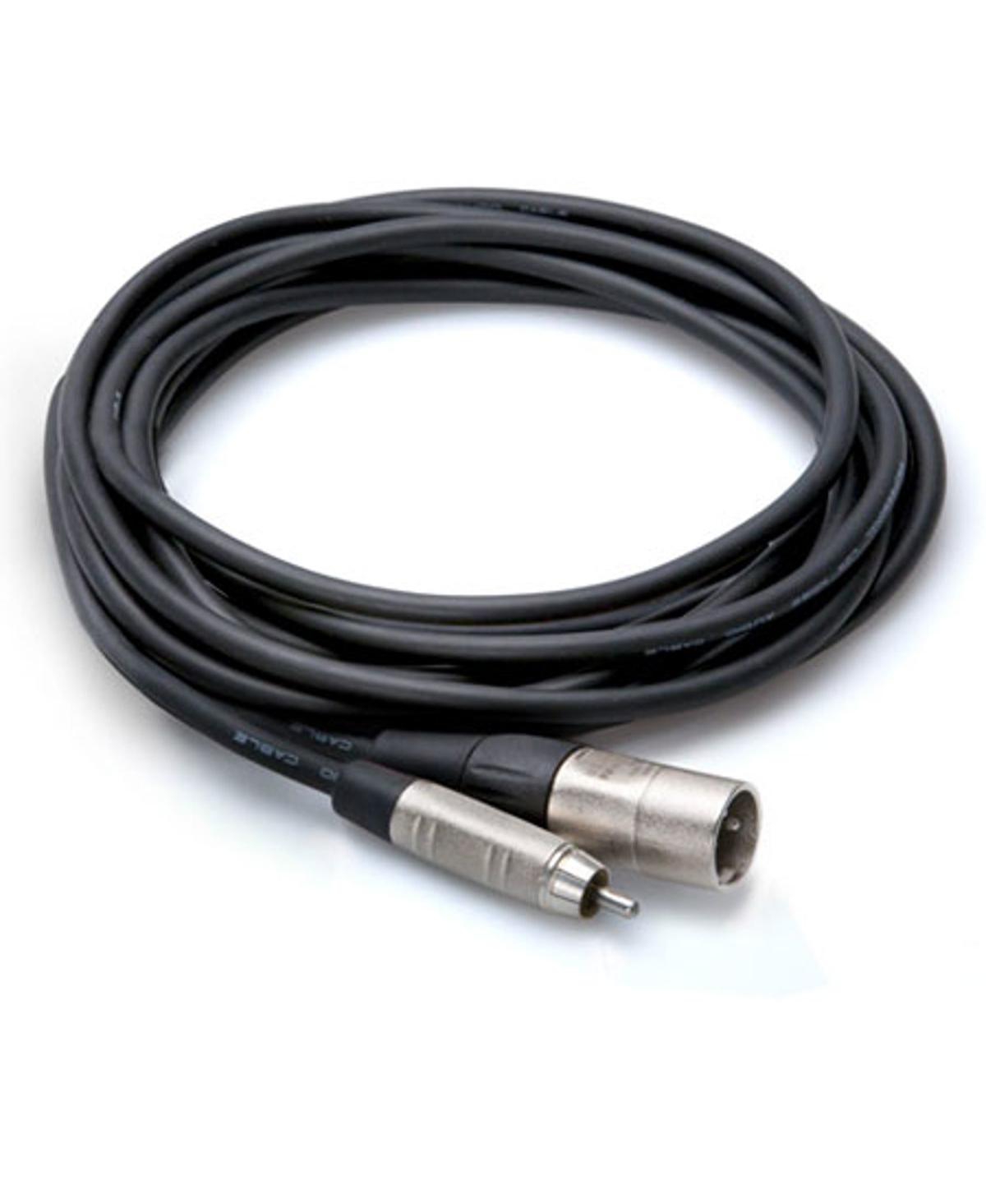 Hosa Technology Unbalanced Rca Male to 3-Pin Xlr Male Audio Cable, 3'