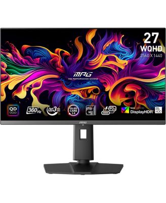 MPG 271QRX QD-OLED 26.5" 16:9 WQHD 360Hz OLED HDR Gaming Monitor