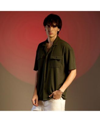 Men's Cubic Utility Oversized Shirt