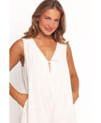 Women's Kallie Tie Front Romper