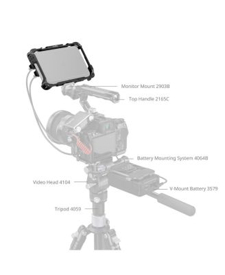 Cage Kit with Sunhood and Screen Protector for Atomos Shinobi II Monitor