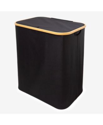 Single Hamper with Dual Sections