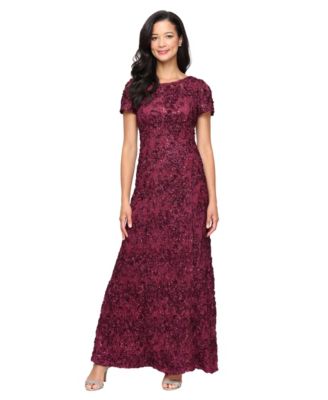 Women's Soutache Sequin A-Line Dress