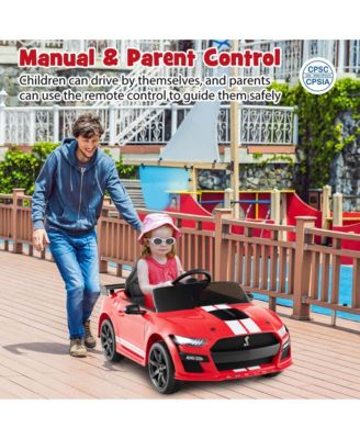 12V Licensed Ford Mustang Shelby GT500 Kids Ride on Car with Remote Control
