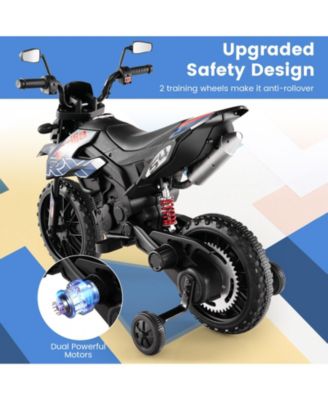 12V Licensed Aprilia Kids Ride On Motorcycle Electric Dirt Bike with Light & Music