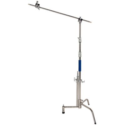 Stainless Steel C-Stand with Grip Arm and Turtle Base Kit, 9.5'