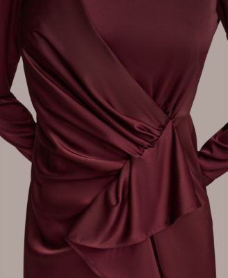 Women's Ruched Midi Dress