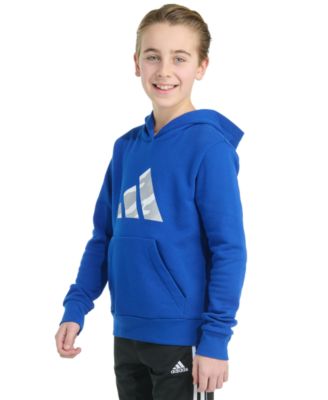 Big Boys' 8-20 Long Sleeve Graphic Fleece Pullover Hoodie