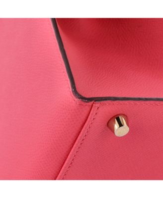 Pre-Owned HERMES Kelly 28 Handbag Pink Epsom with Gold Hardware