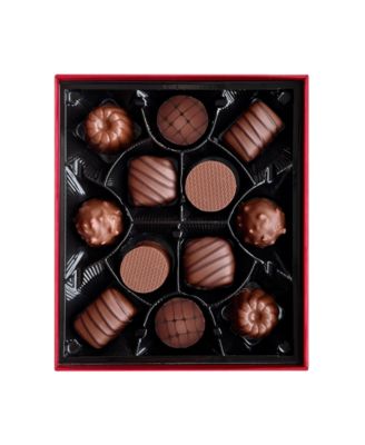 Holiday Milk Chocolate Connoisseurs Box, 12 Pieces