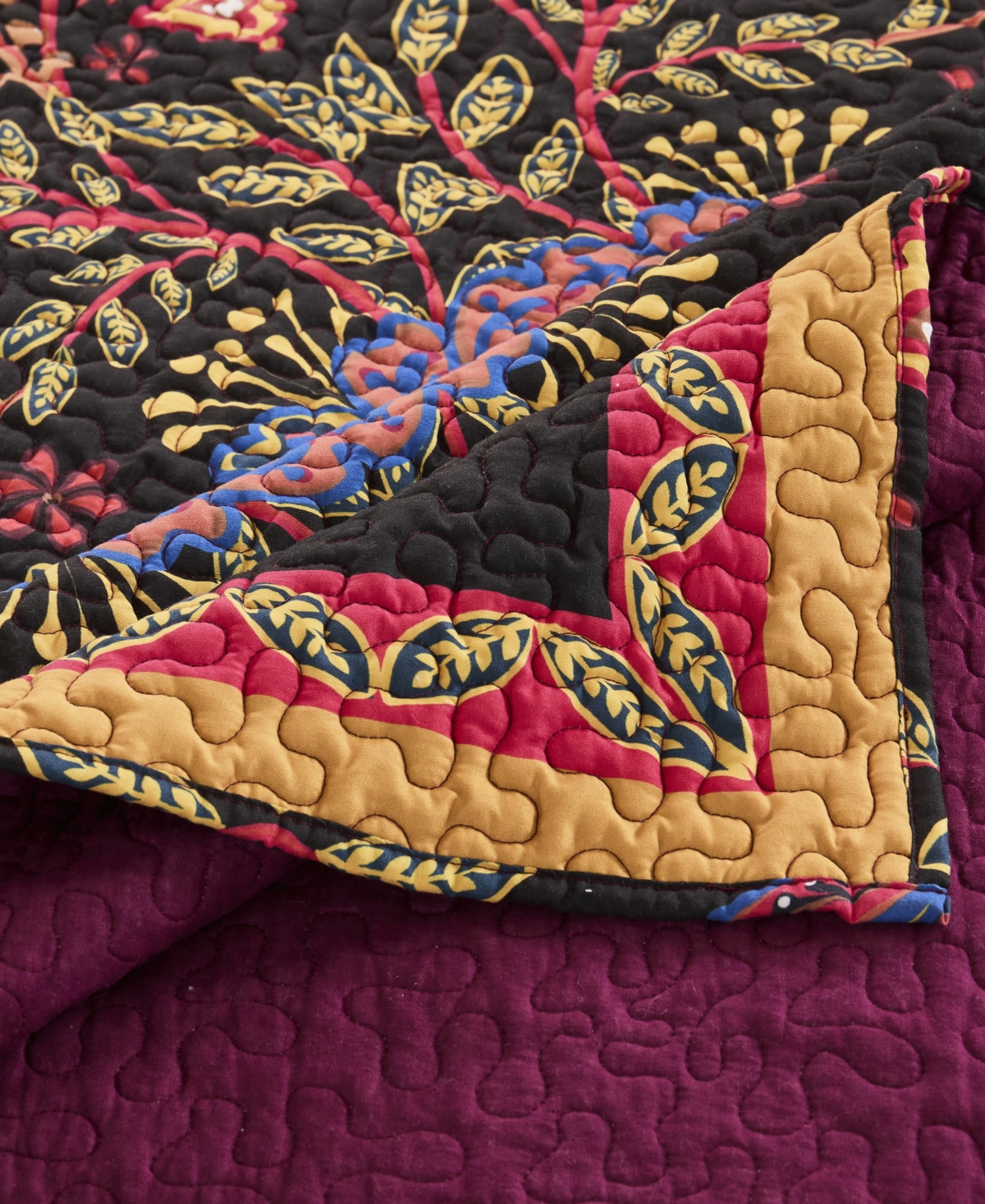 Greenland Home Fashions Jessa Vintage Boho 3-pc. Quilt Set, King In Multi