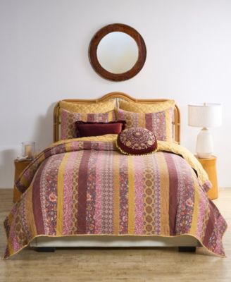Marigold Vintage Boho 3-Pc. Quilt Set, Full/Queen