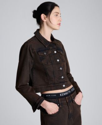 Women's Cropped Trucker Jacket