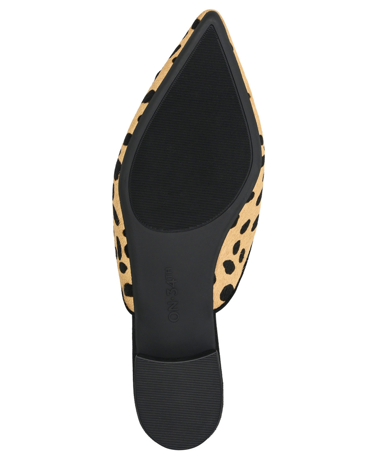 On 34th Women's Mabel Buckle Mules, Created For Macy's In Animal Print