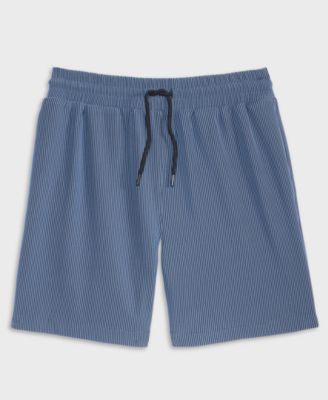 Men's Textured Knit 7" Drawstring Shorts, Macy's Exclusive