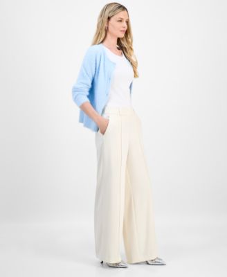 Petite High-Rise Wide-Leg Pants, Macy's Exclusive