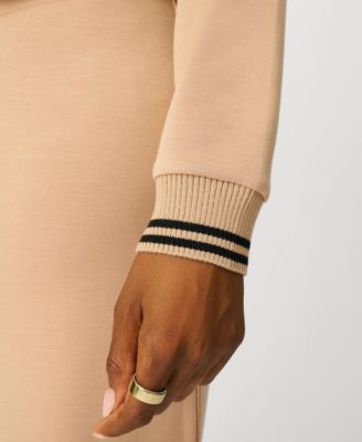 Boat Neck Top & Wide Leg Pant Lounge Set