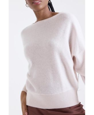 Women's Alaia Long Sleeve 100% Cashmere Sweater