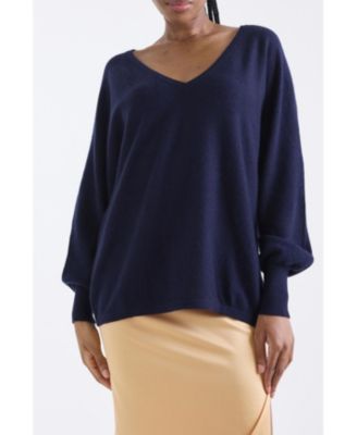 Women's Paros V-Neck 100% Cashmere Sweater