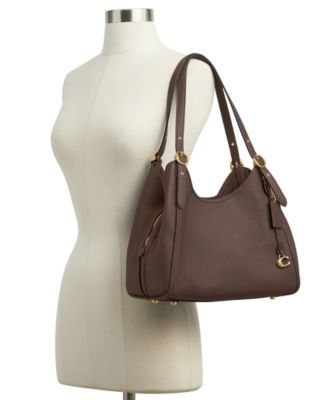 Bella Medium Leather Shoulder Bag