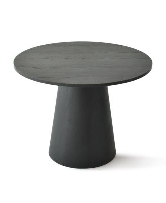 3-Piece 35 Inch Round Dining Table Set with 2 Velvet Chairs, Space-Saving Kitchen & Dining Room Furniture for Small Spaces