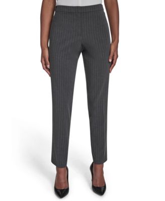 Petite Pinstripe Highline Pants