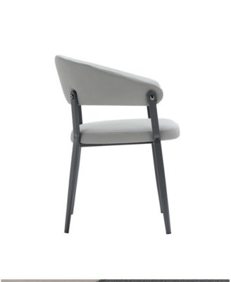 Belle Textured 22.9" Leatherette Upholstered Dining Chair