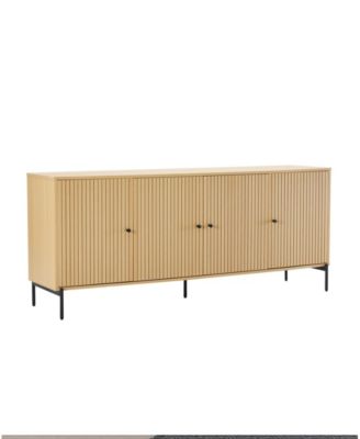 Magnolia 70.9" Wood Modern 8-Shelf Sideboard