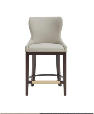 Blair 40.9" Leatherette Upholstered Counter Stool